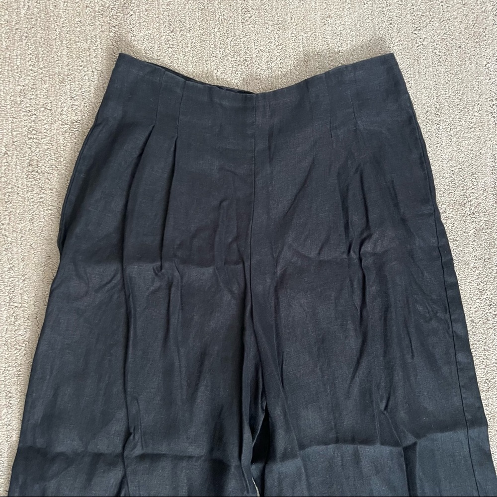 Faithfull The Brand 100% Linen Pant & Crop Top Set